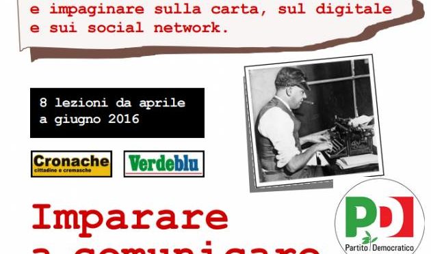 “Imparare a comunicare”. Prosegue il corso di formazione promosso dal PD cremasco