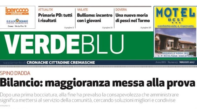 Verdeblu – Maggio 2017