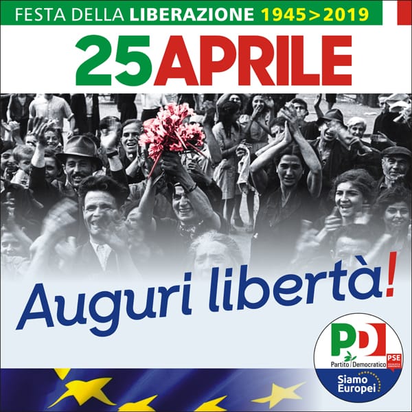 25 Aprile: il PD Cremasco ricorda la liberazione dal nazifascismo