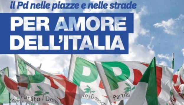 Per amore dell’Italia: dal 3 al 6 ottobre mobilitazione nazionale del Partito Democratico