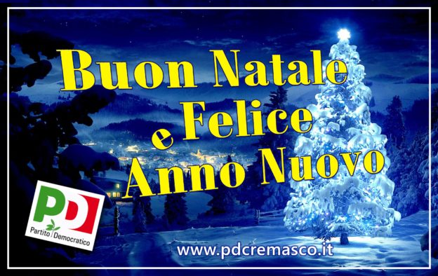 Sabato 21 dicembre il tradizionale brindisi di auguri in sede PD a Crema