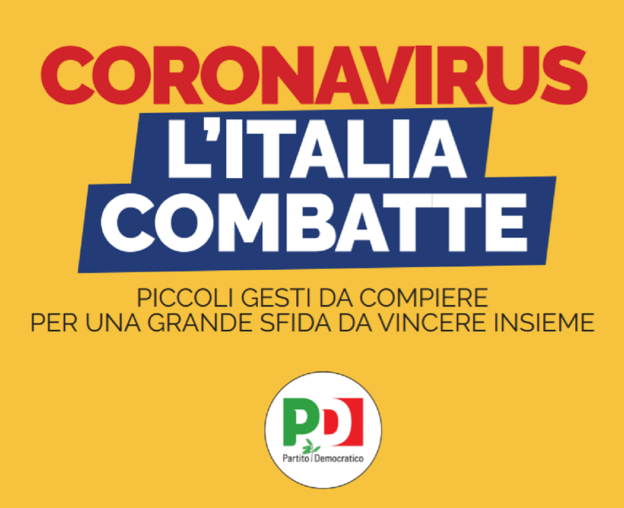 Coronavirus: campagna d’informazione del Partito Democratico