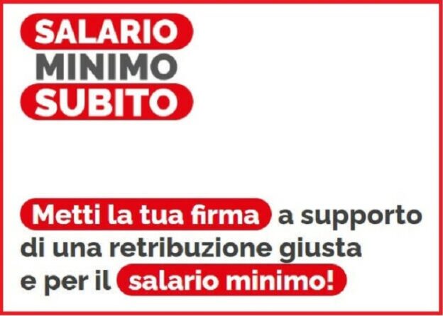 Salario minimo: al via la raccolta di firme a sostegno della proposta di legge